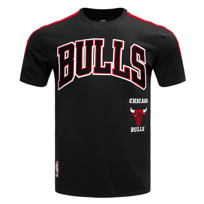 Black Chicago Bulls Retro Classic SJ Striped T-Shirt