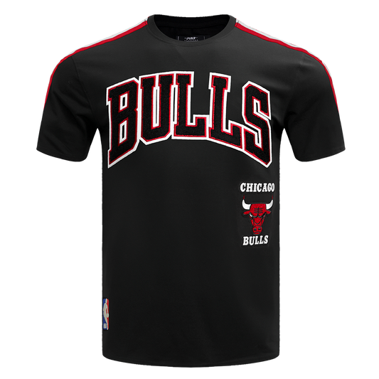 Black Chicago Bulls Retro Classic SJ Striped T-Shirt