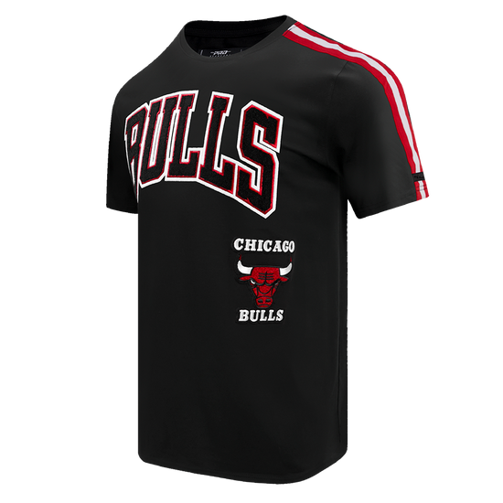 Black Chicago Bulls Retro Classic SJ Striped T-Shirt