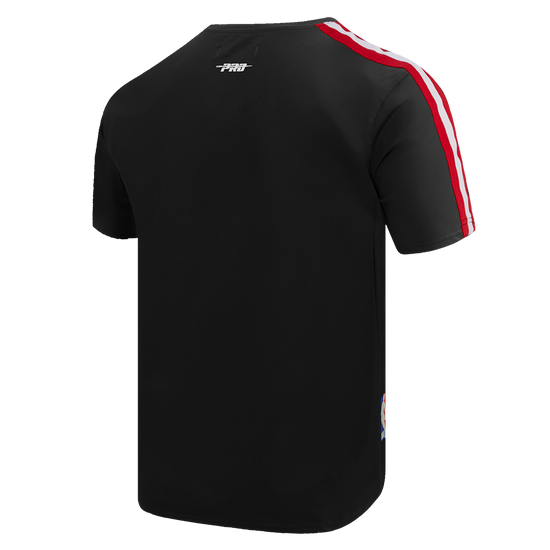 Black Chicago Bulls Retro Classic SJ Striped T-Shirt