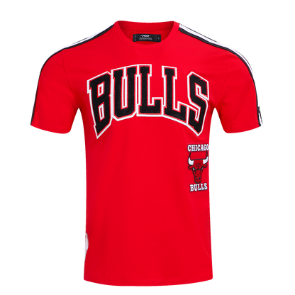 Red Chicago Bulls Retro Classic SJ Striped T-Shirt