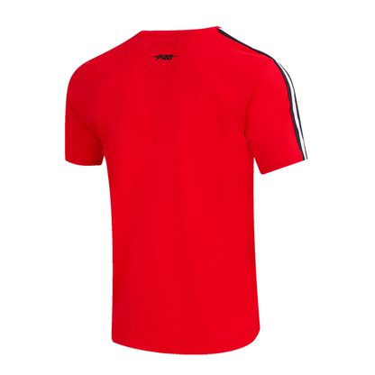 Red Chicago Bulls Retro Classic SJ Striped T-Shirt