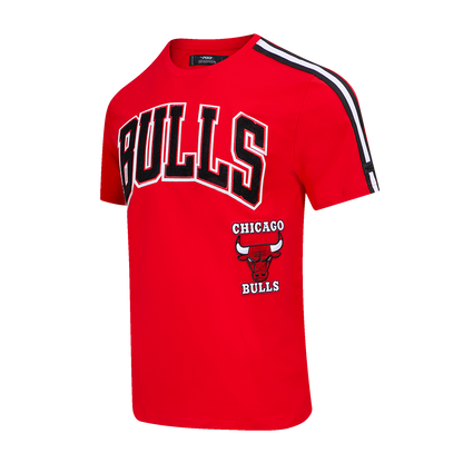 Red Chicago Bulls Retro Classic SJ Striped T-Shirt