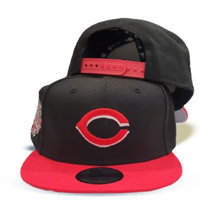 Black Infrared Cincinnati Reds Gray Bottom 150th Anniversary Side Patch 9Fifty Snapback