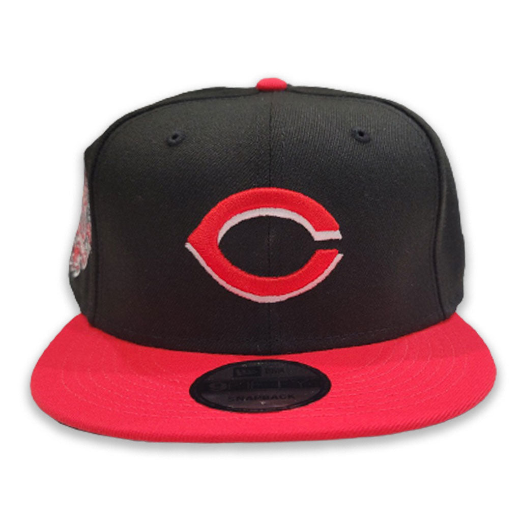 Black Infrared Cincinnati Reds Gray Bottom 150th Anniversary Side Patch 9Fifty Snapback