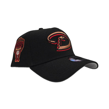 Black Arizona Diamondbacks Curved Brim Gray Bottom 1998 Inaugural Side Patch New Era 9Forty Snapback