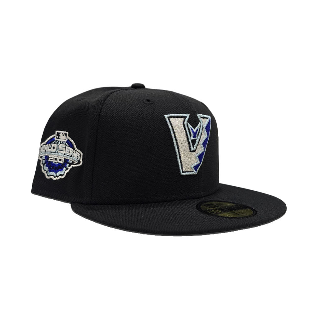 Black Upside Down Arizona Diamondbacks Gray Bottom 2001 World Series Side Patch New Era 59Fifty Fitted