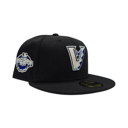 Black Upside Down Arizona Diamondbacks Gray Bottom 2001 World Series Side Patch New Era 59Fifty Fitted