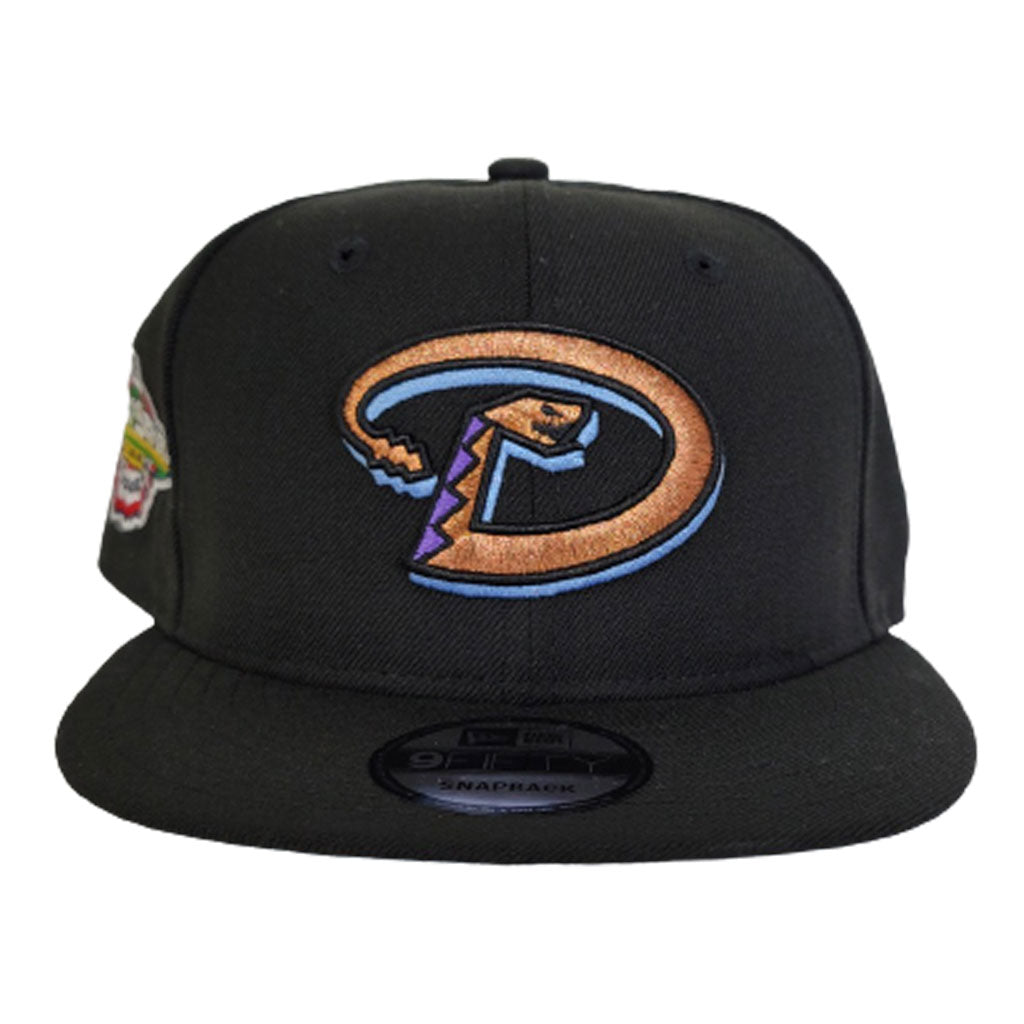 Black Arizona Diamondbacks Icy Blue Bottom 2001 World Series New Era 9Fifty Snapback