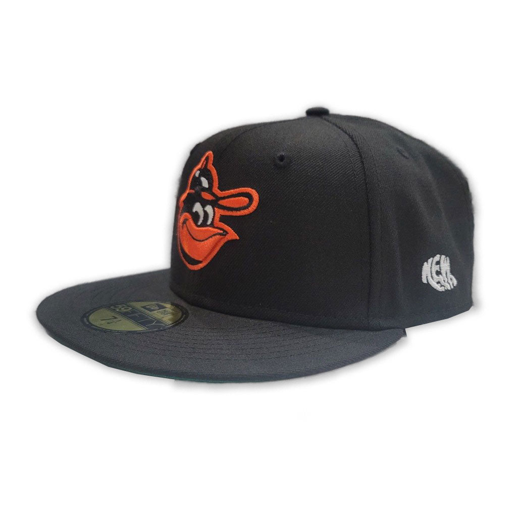 Black Baltimore Orioles Green Bottom 1966 World Series Side Patch "59FIFTY DAY" New Era 59Fifty Fitted