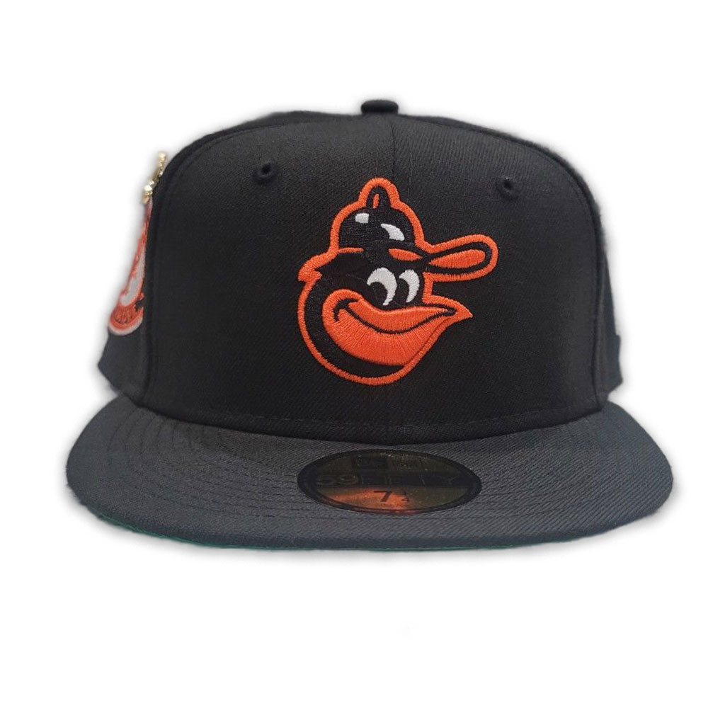 Black Baltimore Orioles Green Bottom 1966 World Series Side Patch "59FIFTY DAY" New Era 59Fifty Fitted