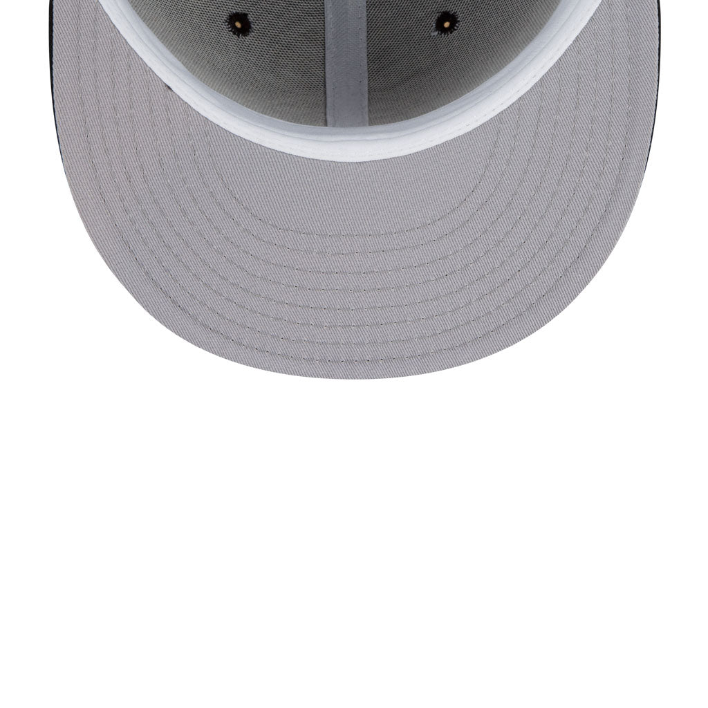 Black Brooklyn Nets Gray Bottom New Era X Just Don New Era 59FIFTY Fitted