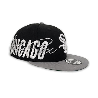 Black Chicago White Sox Green Bottom New Era 9Fifty Snapback