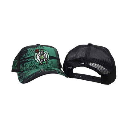 Black Tip Off Boston Celtics Curved Brim Gray Bottom NBA CHI Side Patch New Era 9Forty Snapback