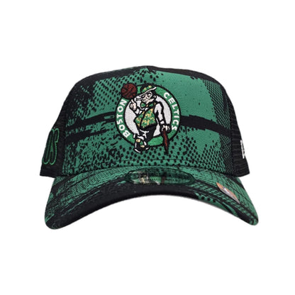 Black Tip Off Boston Celtics Curved Brim Gray Bottom NBA CHI Side Patch New Era 9Forty Snapback