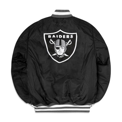 Black Las Vegas Raiders Alpha Industries X New Era Reversible MA-1 Bomber Jacket