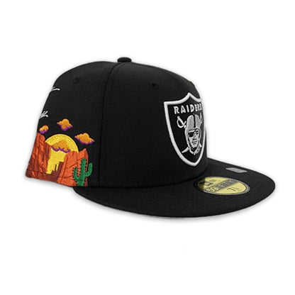 Black Las Vegas Raiders Cloud Icons New Era 59Fifty Fitted