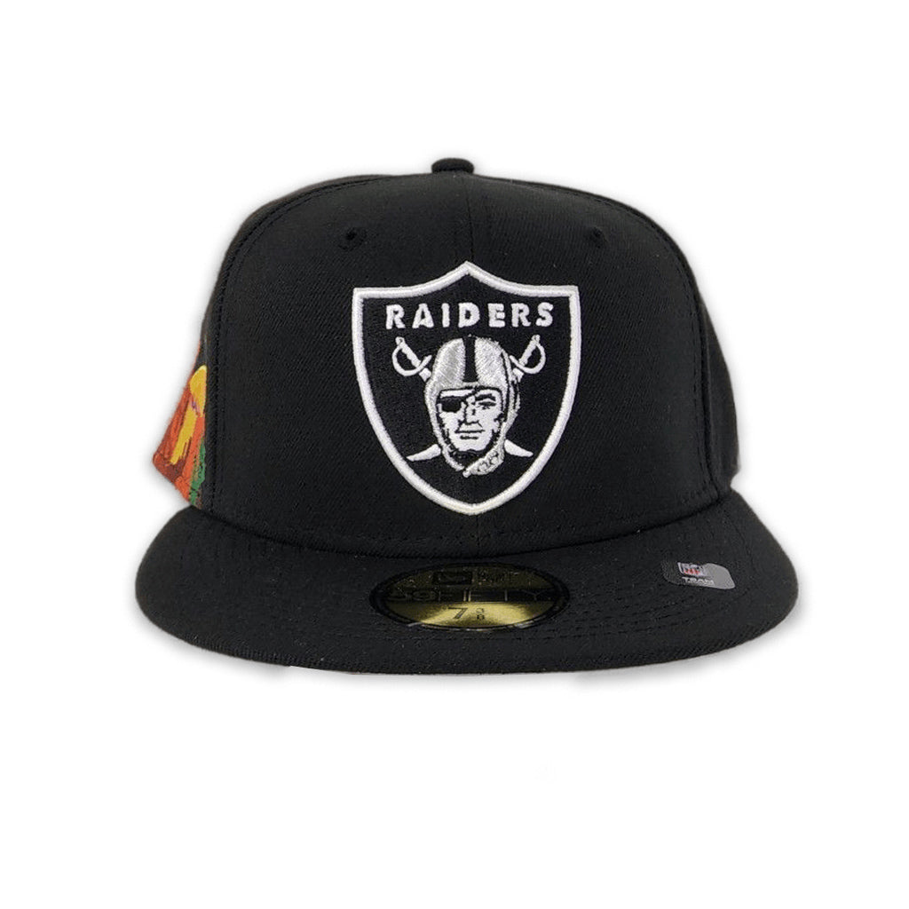 Black Las Vegas Raiders Cloud Icons New Era 59Fifty Fitted