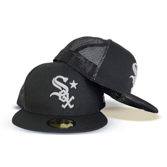Black Mesh Chicago White Sox New Era 59FIFTY Fitted