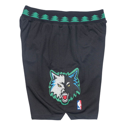 Black Minnesota Timberwolves Mitchell & Ness NBA Men's Authentic NBA Shorts