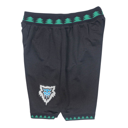 Black Minnesota Timberwolves Mitchell & Ness NBA Men's Authentic NBA Shorts