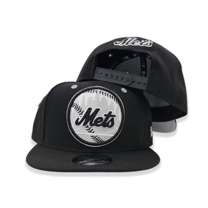 Black New York Mets Gray Bottom New Era 9fifty Snapback