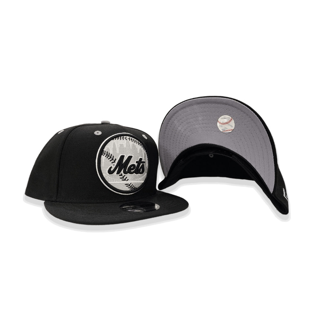 Black New York Mets Gray Bottom New Era 9fifty Snapback