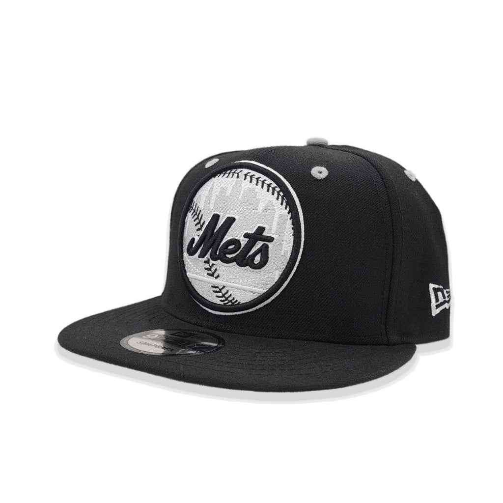 Black New York Mets Gray Bottom New Era 9fifty Snapback