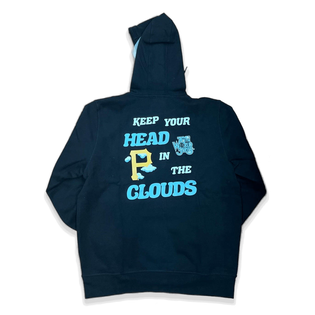 Black Pittsburgh Pirates Clouds New Era Hoodie