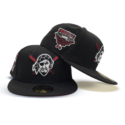 Black Pittsburgh Pirates Red Bottom 2006 All Star Game Side Patch New Era 59Fifty Fitted