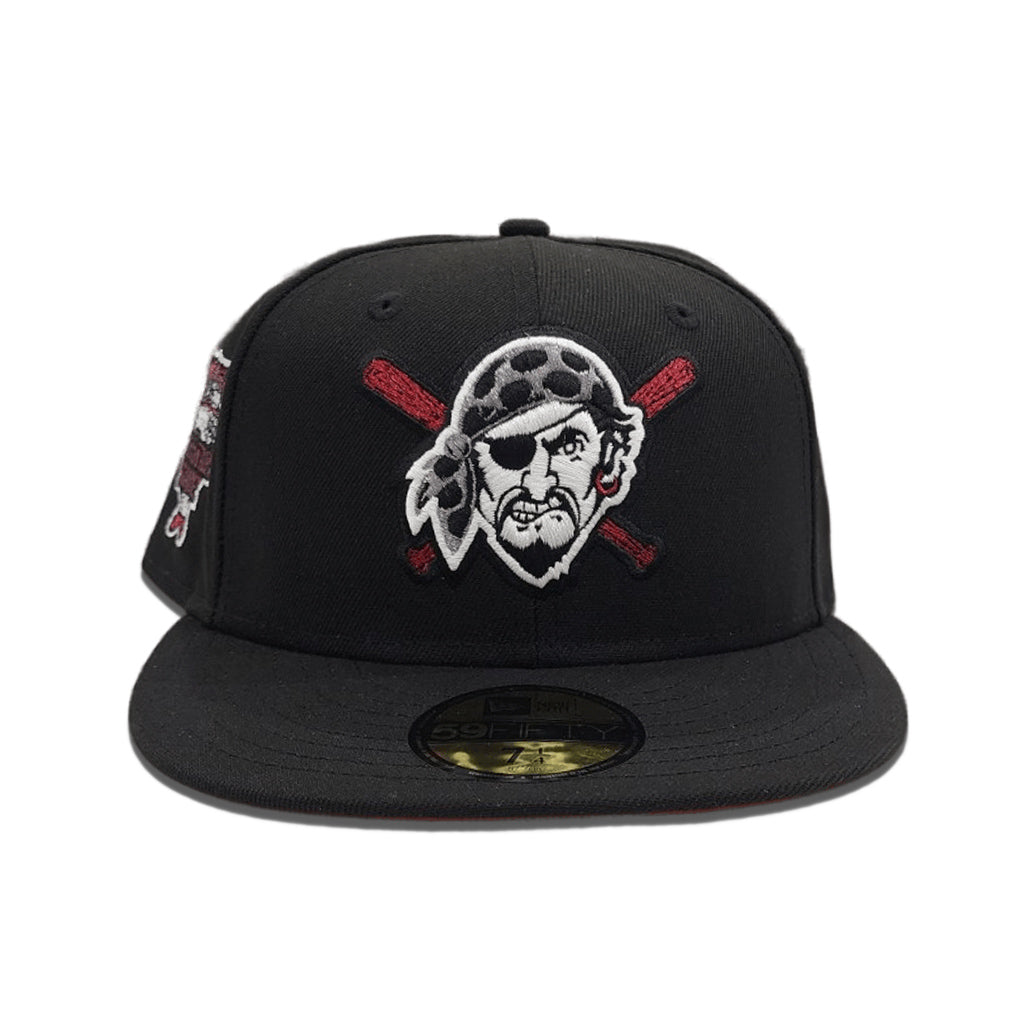 Black Pittsburgh Pirates Red Bottom 2006 All Star Game Side Patch New Era 59Fifty Fitted