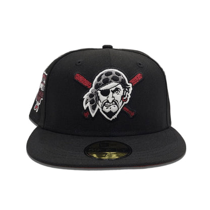 Black Pittsburgh Pirates Red Bottom 2006 All Star Game Side Patch New Era 59Fifty Fitted