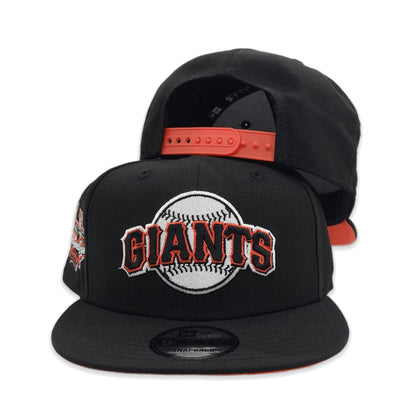 Black San Francisco Giants Orange Bottom Tell It Goodbye Stadium Side Patch New Era 9Fifty Snapback