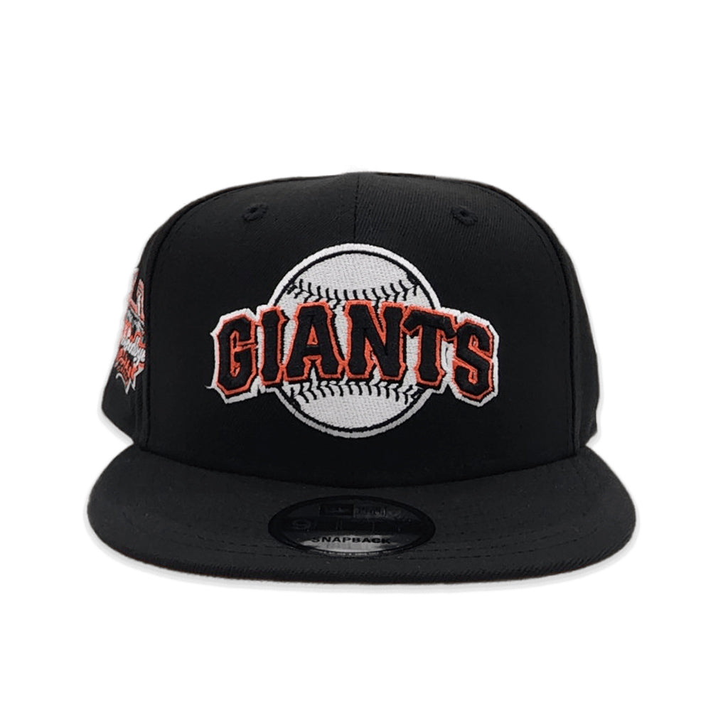 Black San Francisco Giants Orange Bottom Tell It Goodbye Stadium Side Patch New Era 9Fifty Snapback