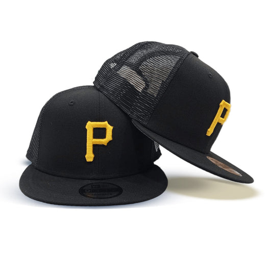 Black Trucker Pittsburgh Pirates Gray Bottom New Era 9Fifty Snapback