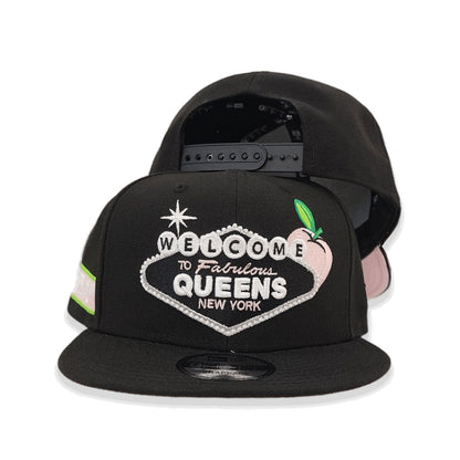Black Welcome To Fabulous Queens Pink Bottom New Era 9Fifty Snapback