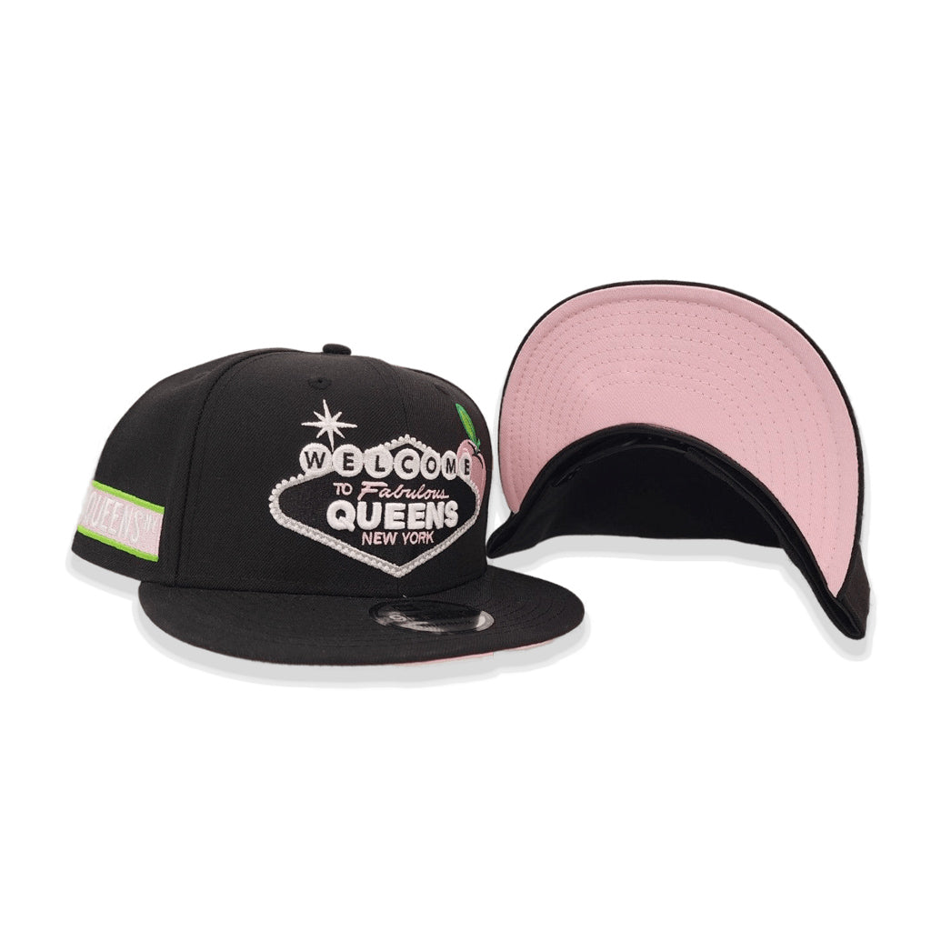 Black Welcome To Fabulous Queens Pink Bottom New Era 9Fifty Snapback