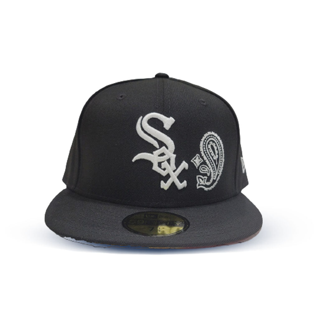 Black Chicago White Sox Patchwork Bottom New Era 59Fifty Fitted