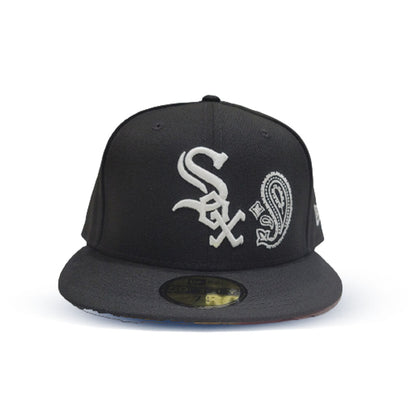 Black Chicago White Sox Patchwork Bottom New Era 59Fifty Fitted