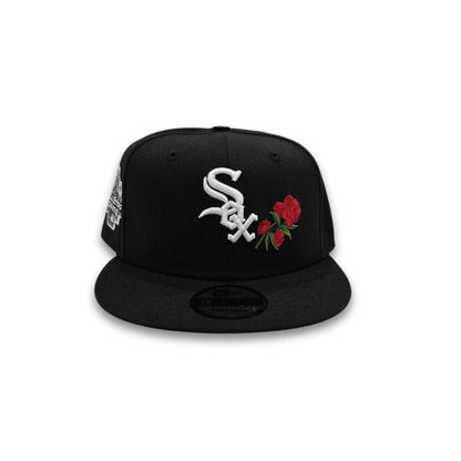 Black Chicago White Sox Rose Gray Bottom 2003 All Star Game Side Patch New Era 9Fifty Snapback