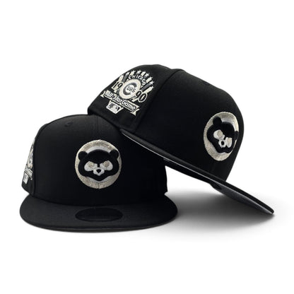 Black Chicago Cubs Gray Bottom 1990 All Star Game Side Patch New Era 9Fifty Snapback