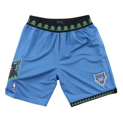 Blue Minnesota Timberwolves Mitchell & Ness NBA Men's Authentic NBA Shorts