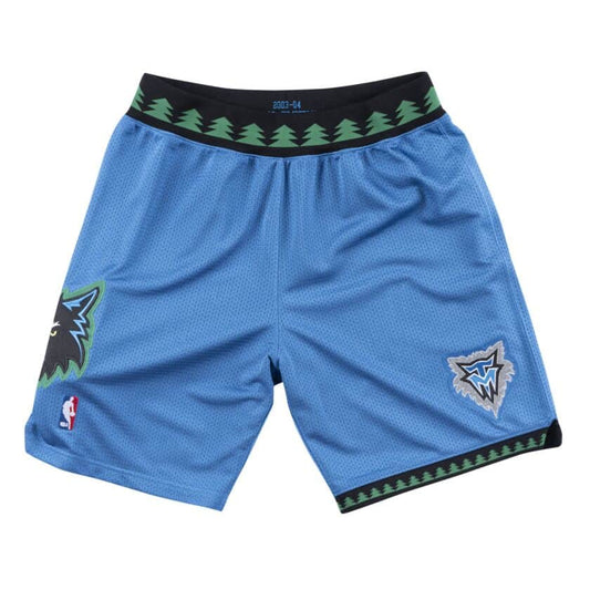 Blue Minnesota Timberwolves Mitchell & Ness NBA Men's Authentic NBA Shorts