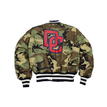 Blue Washington Nationals Alpha Industries X New Era Reversible MA-1 Bomber Jacket