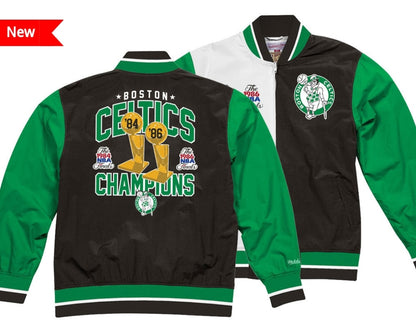 Boston Celtics Mitchell & Ness NBA Men's Team History Warm up Jacket