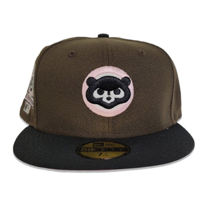 Brown Chicago Cubs Pink Bottom 1990 All Star Game Side Patch New Era 59Fifty Fitted