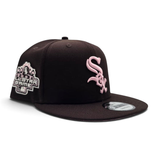 Brown Chicago White Sox Pink Bottom 2003 All Star Game Side Patch New Era 9Fifty Snapback
