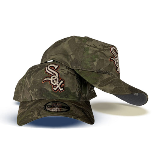 Real Tree Camo Chicago White Sox Curved Brim Gray Bottom New Era 9Forty Snapback