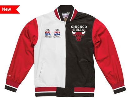 Chicago Bulls Mitchell & Ness NBA Men's Team History Warm up Jacket