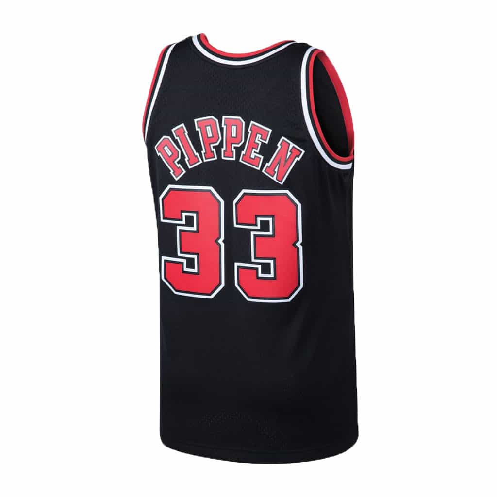 Chicago Bulls Scottie Pippen Mitchell & Ness Black 1997-98 Hardwood Classics Swingman Jersey